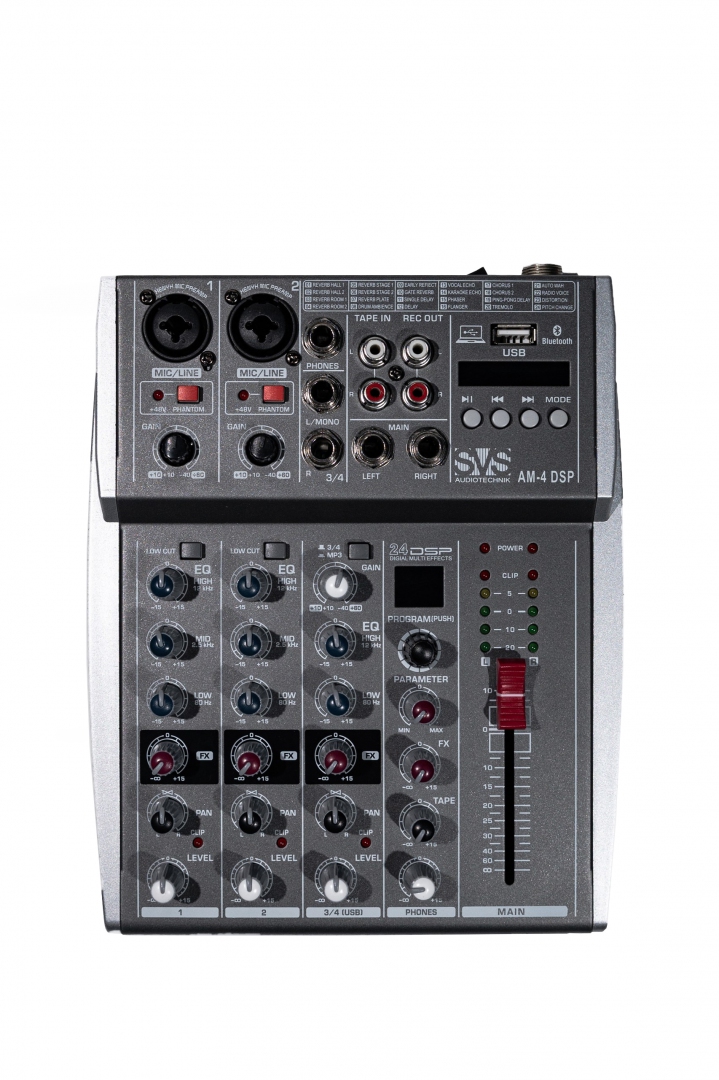 SVS Audiotechnik mixers AM-4 DSP Аналоговый микшерный пульт, 4-канала в Невинномысске