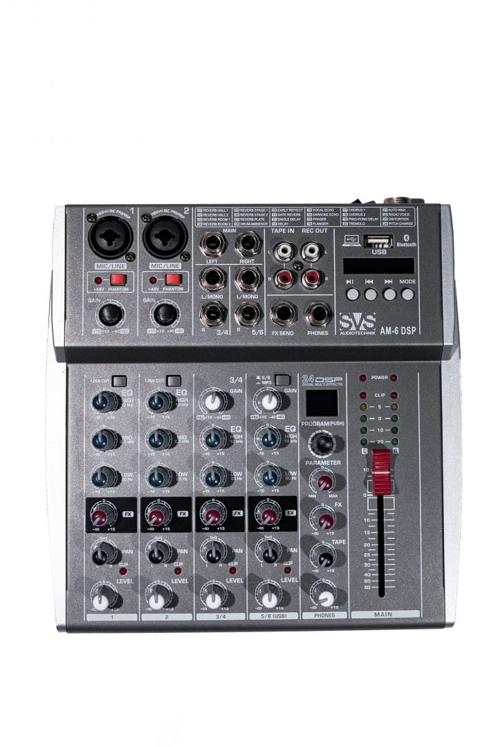 SVS Audiotechnik mixers AM-6 DSP Микшерный пульт аналоговый, 6-канальный SVS Audiotechnik mixers в Невинномысске